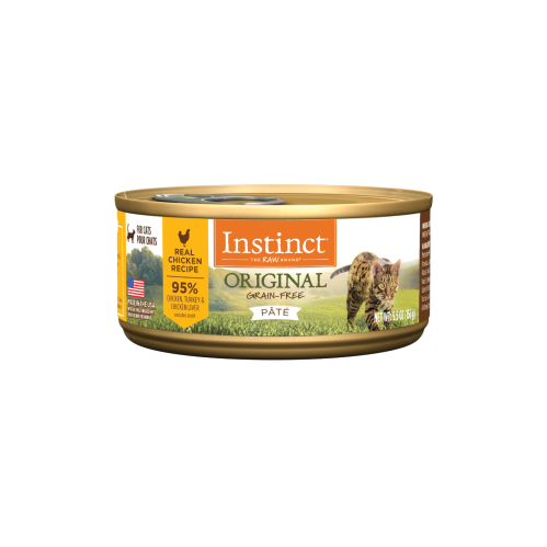 معلبات باتيه بالدجاج اوريجنال 156غ من شركة Instinct