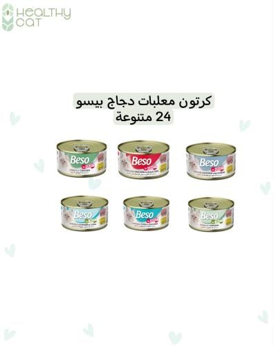 كرتون معلبات الدجاج متنوعة (غ24x85) من شركة Beso