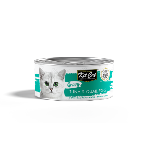 KitCat Tuna & Quail Eggs in Gravy
