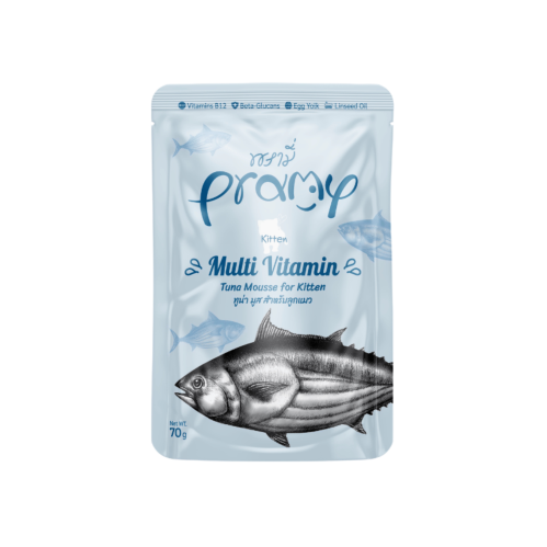 Pramy Tuna Mousse with Vitamins for Kittens