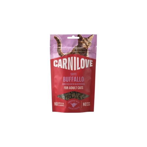 مكافات لحم الجاموس الطرية من شركة Carnilove