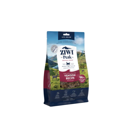 لحم الغزال مجفف بالهواء للقطط 400غ من شركة Ziwi