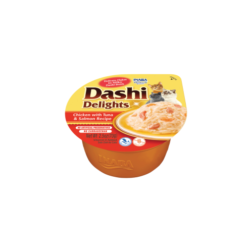 اكواب الدجاج مع التونا والسالمون من شركة INABA