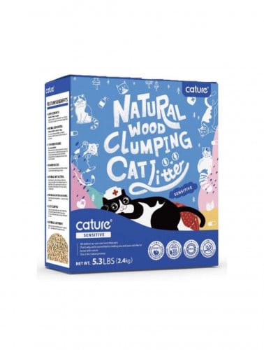 رمل الخشب للقطط الحساسة 2.4kg