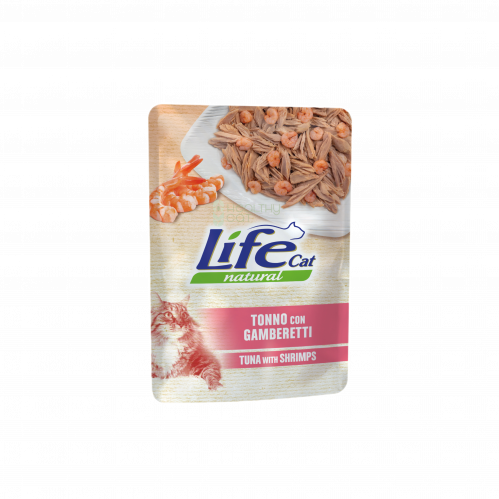 أظرف شرائح التونا والجمبري من شركة LifeCat