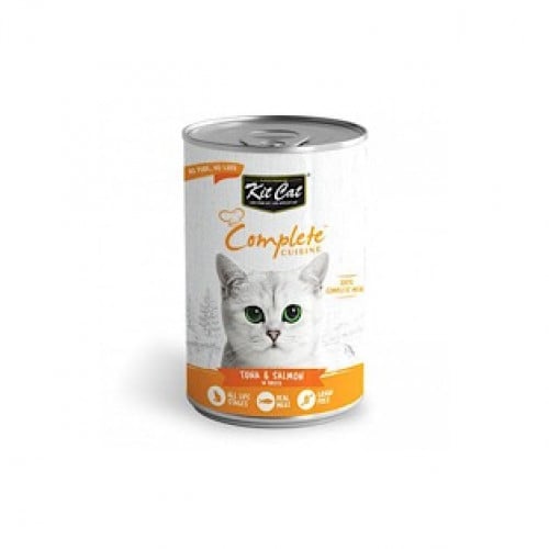 معلبات سمك التونا مع السالمون من شركة KitCat