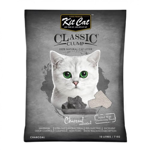 رمل كلاسيك كلامب بدون رائحة 10L من شركة KitCat