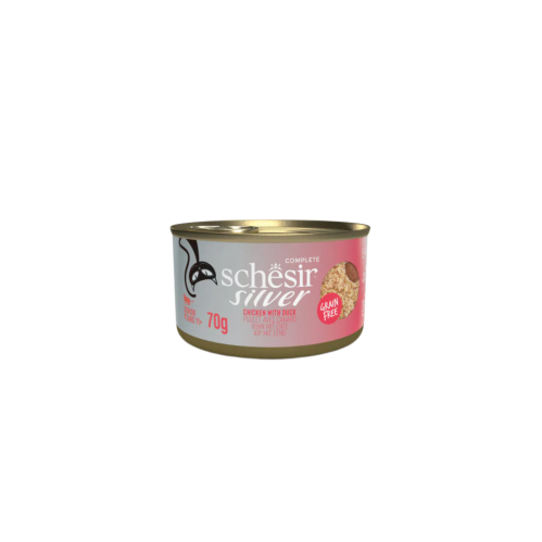Schesir Silver Duck & Chicken Cat Food