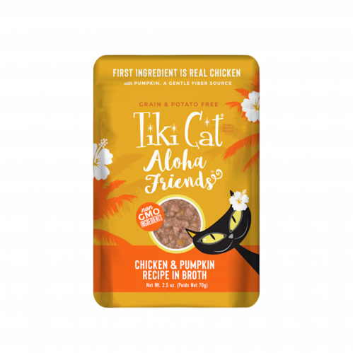 Tiki Cat Aloha Friends Chicken & Pumpkin in Gravy Treats