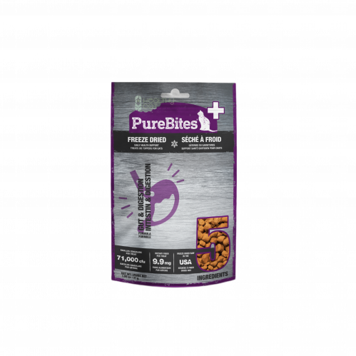 مكافات علاجية بالدجاج لصحة الجهاز الهضمي مجففة بالتبريد للقطط 31 جرام  من شركة PureBites