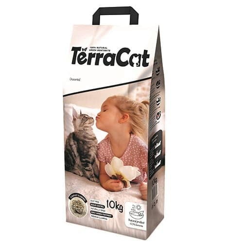 Terra Cat Natural Carbon Sand Odorless High Clumping 10kg