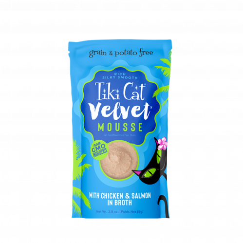 Tiki Cat Chicken Velvet Mousse & Salmon Gravy Treats