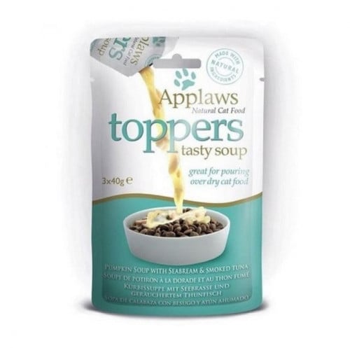 اظرف شوربة حساء اليقطين بقطع سمك التونا والابراميس من شركة Applaws