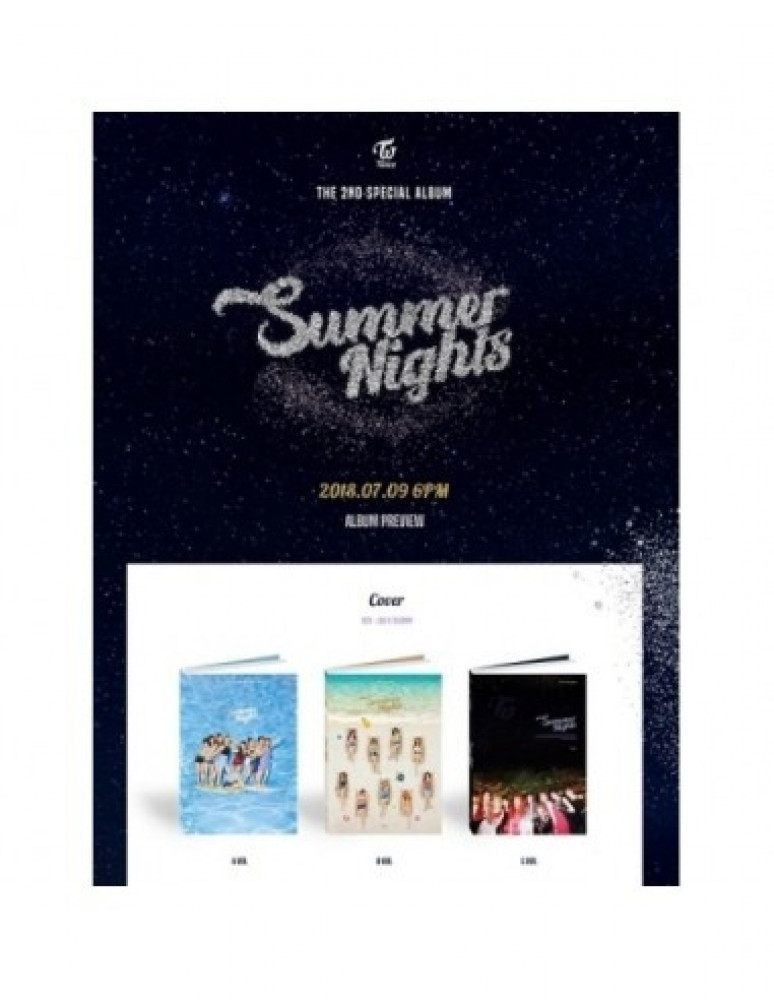 Twice 2nd Special Album Summer Nights Random Ver Nalokpop Twice 2nd Special Album Summer Nights Random Ver Nalokpop