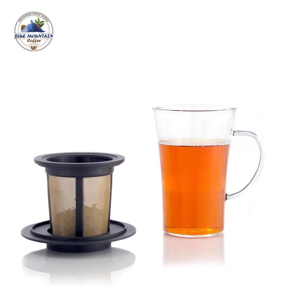 كوب شاي مع فلتر حجم 280 ملتر