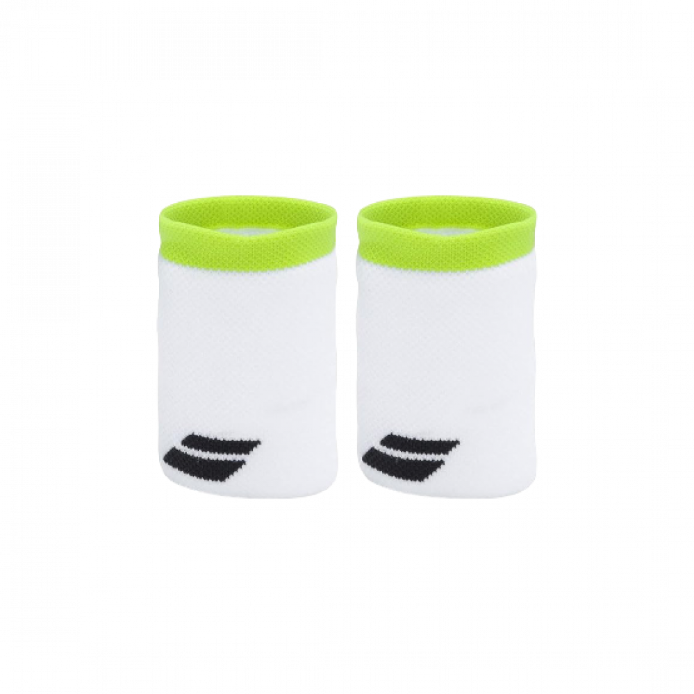 Babolat Logo Jumbo Wristband White/Yellow
