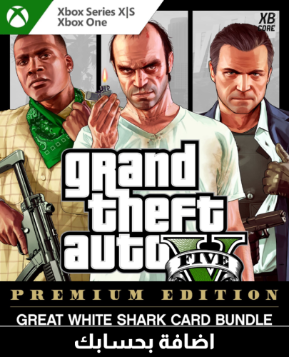 GTA V: Premium Edition & Great White Shark Card Bu...