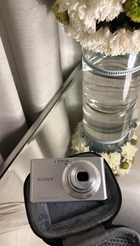 Sony Cybershot in silver