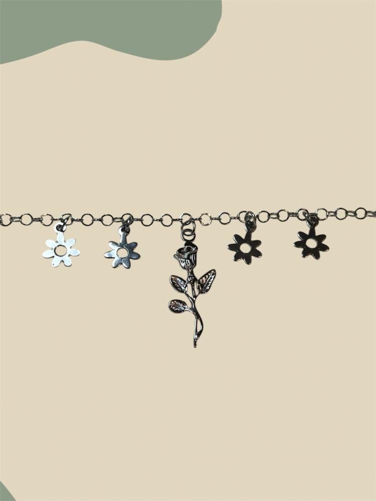 خلخال وردة فضي (0066(