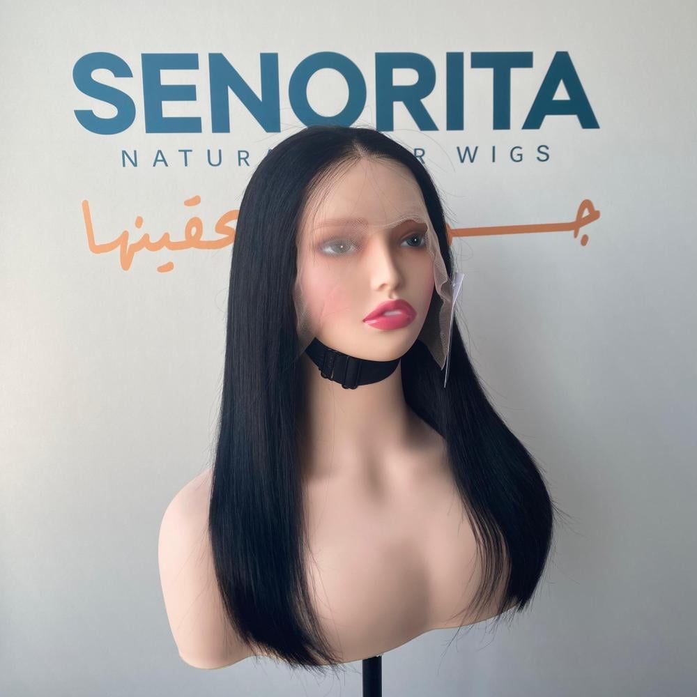 باروكة شعر طبيعي 18 انش جذور كامله فروه حرير