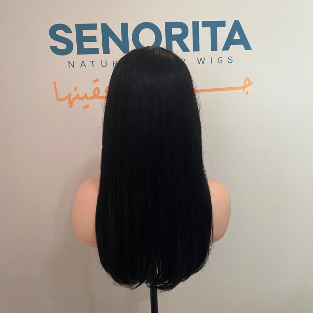 باروكة شعر طبيعي 20 انش جذور كامله فروه حرير