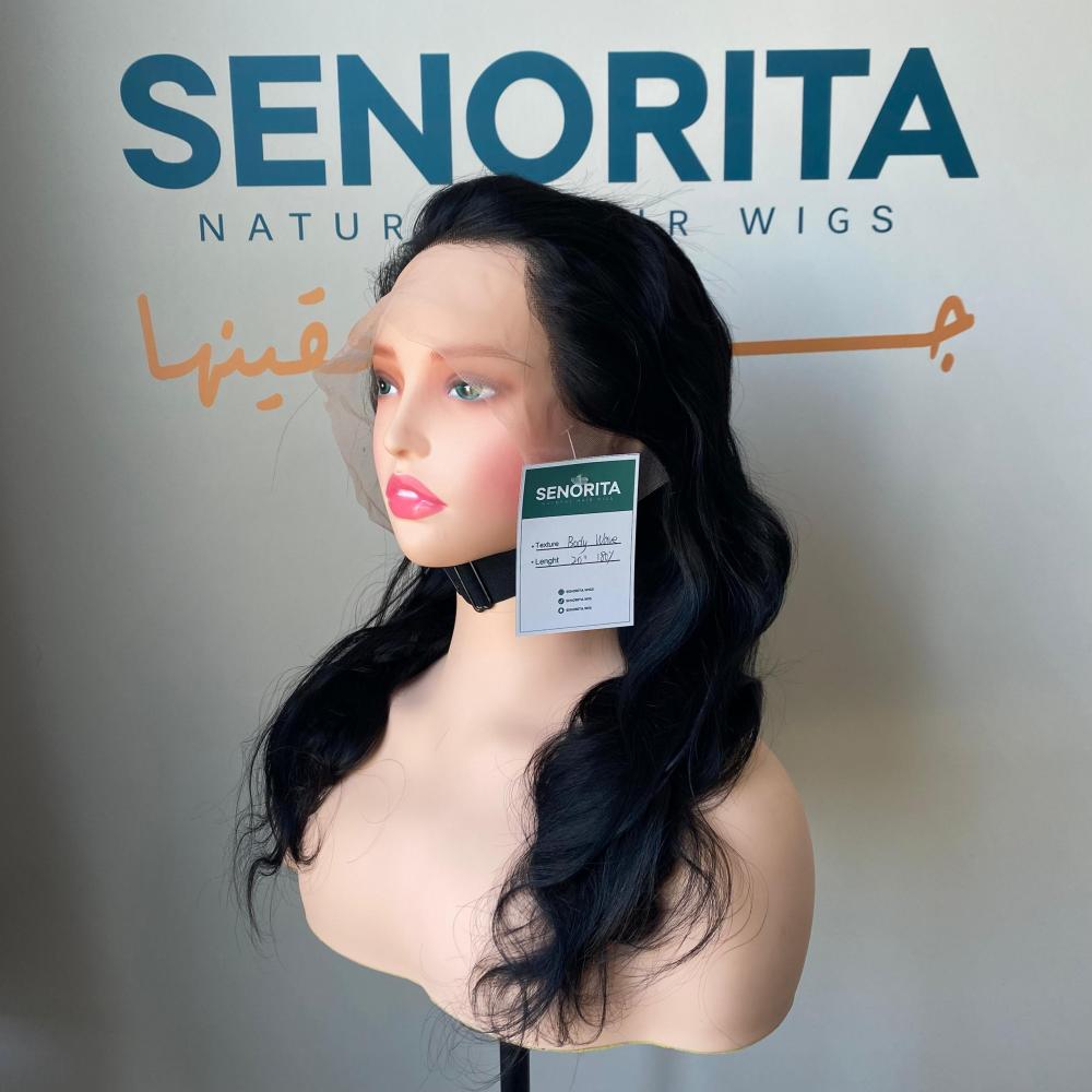 باروكة شعر طبيعي 20 انش جذور كامله فروه حرير