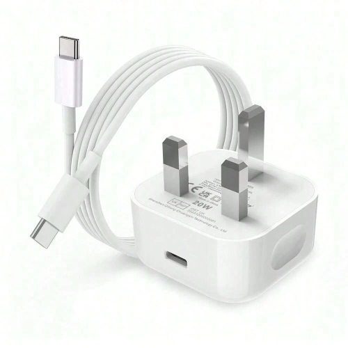 طقم شاحن سريع مع كابل USB C}}