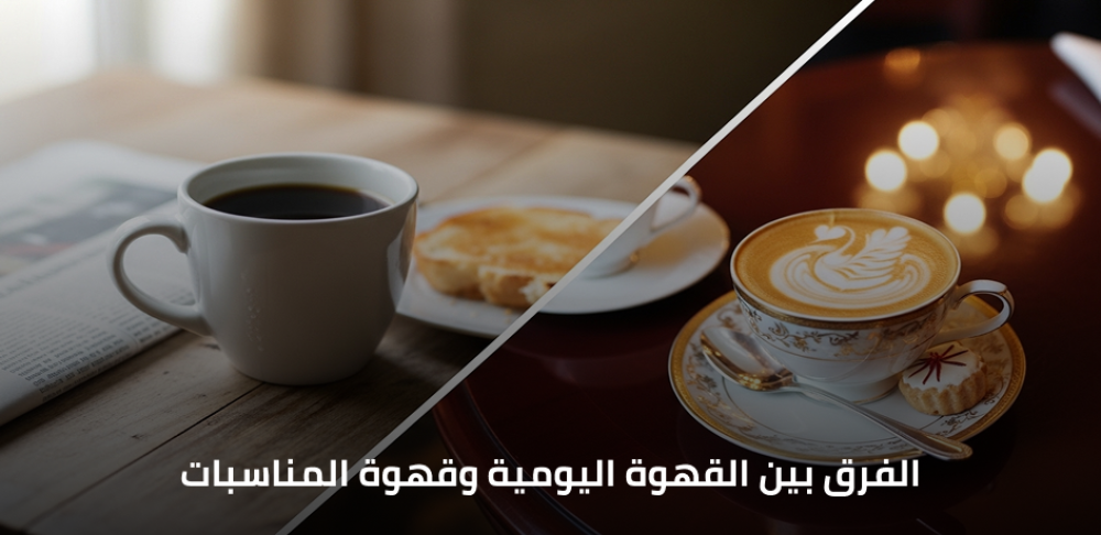 الفرق بين القهوة اليومية وقهوة المناسبات وأفضل طرق الاختيار