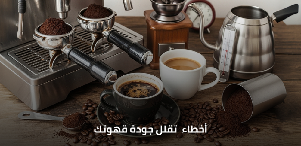أهم أخطاء تقلل جودة قهوتك يوميًا دون أن تنتبه