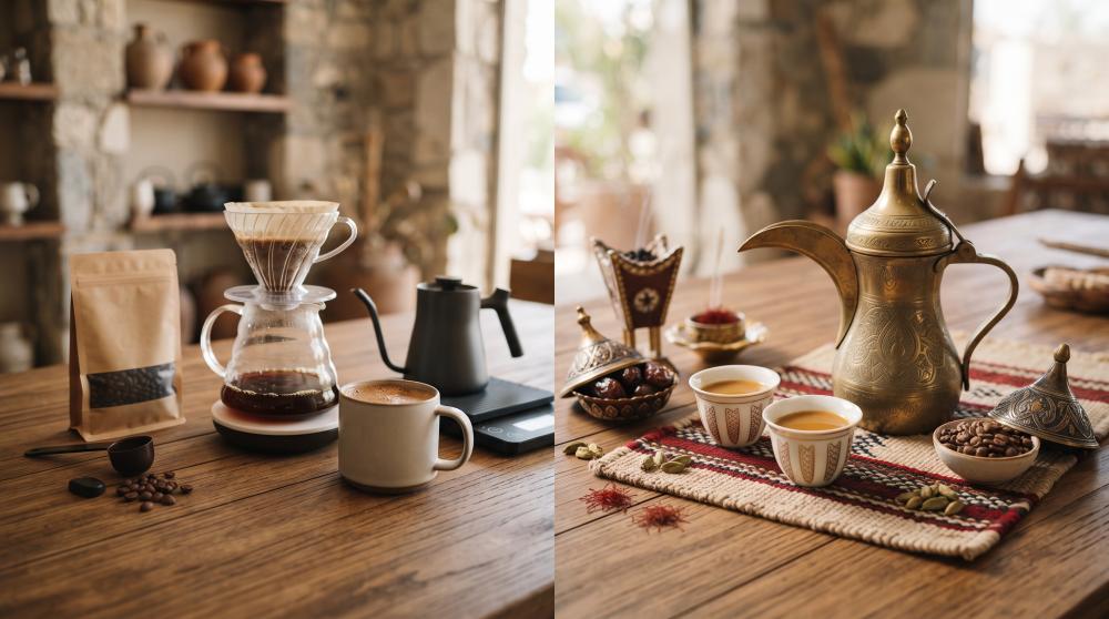 الفرق بين البن العربي والبن المختص وأيهما يناسب ذوقك