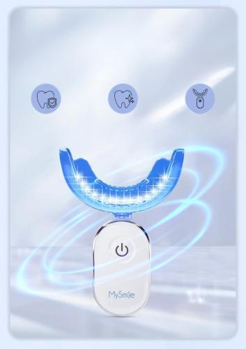 طقم تنظيف الأسنان المنزلي بضوء LED – شحن USB