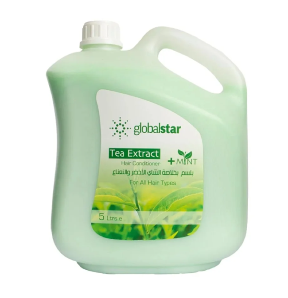 بلسم جلوبال ستار للشعر بالشاي والنعناع 5 لتر