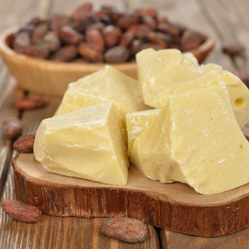 زبدة الكاكاو الخام الطبيعية النقية