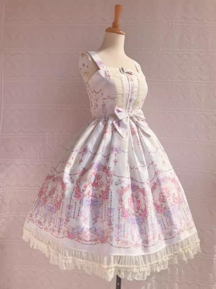 فستان لوليتا بتصميم لوليتا الاصلي – رسمات لطيفة وأسلوب JSK