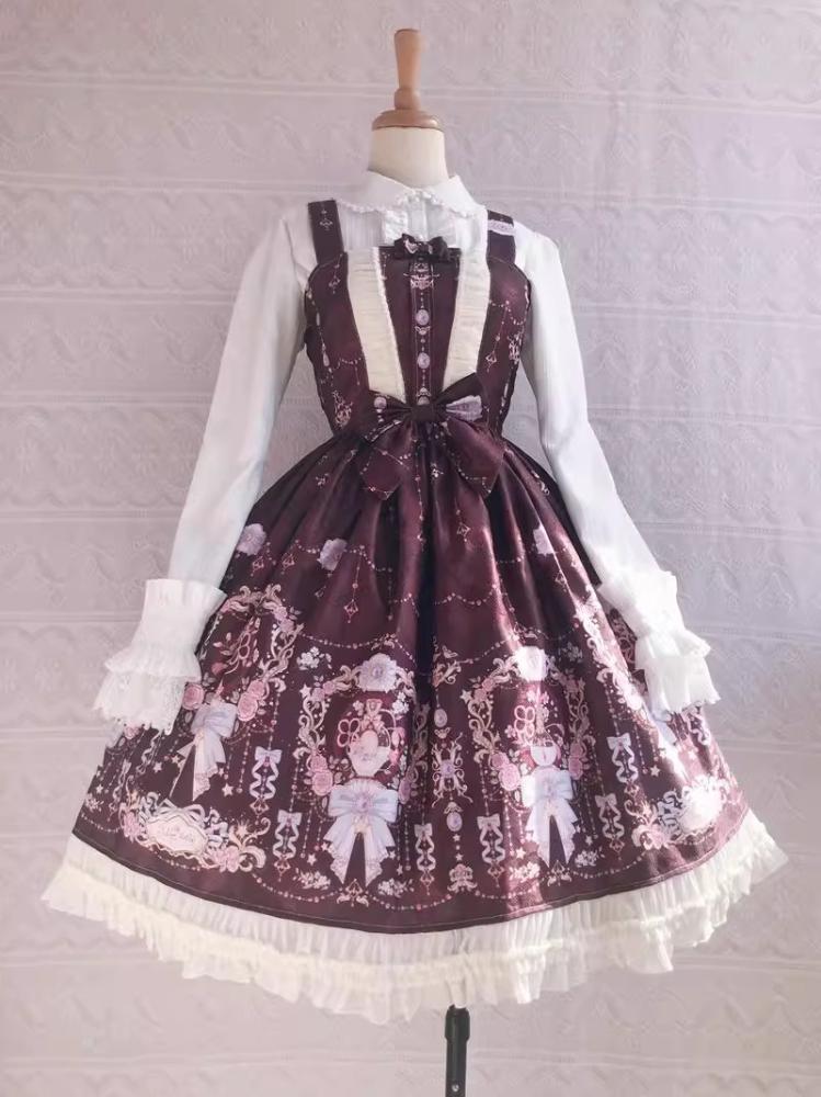 فستان لوليتا بتصميم لوليتا الاصلي – رسمات لطيفة وأسلوب JSK