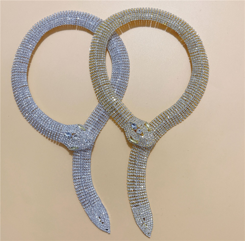 Diamond Snake Necklace