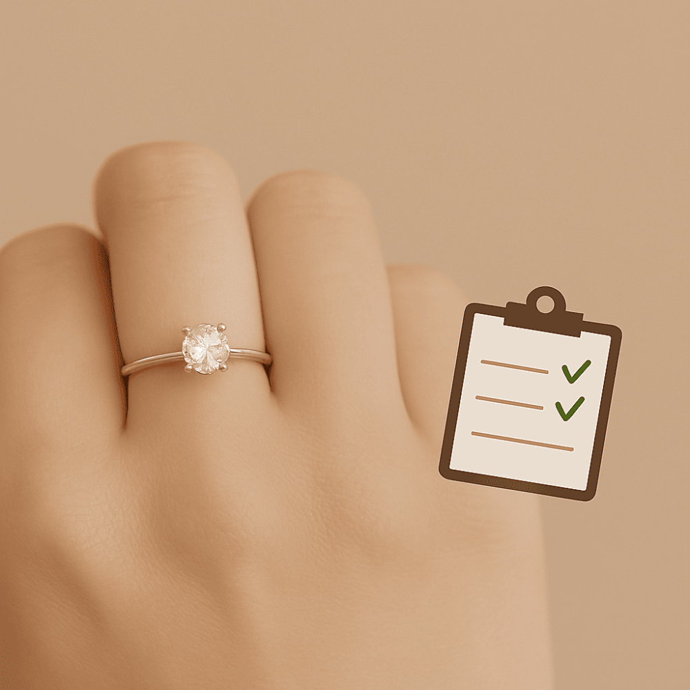 ماذا أفعل لو كان مقاس الخاتم غير مناسب بعد الاستلام؟ دليل كامل من لمَر