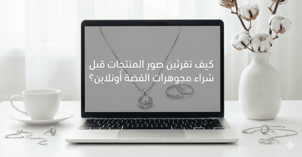 التسوق عبر الإنترنت لمجوهرات فضة 925 من موقع لمُر على اللابتوب