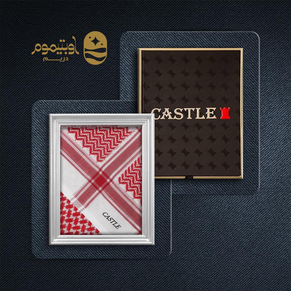 شماغ احمر كاستل الياقوت 3