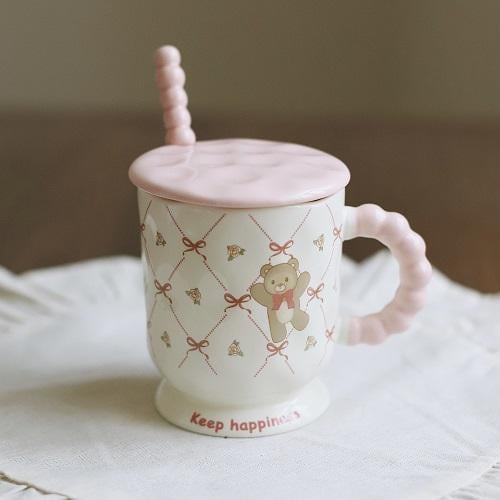 كوب سيراميك مفرد 370 مل | Ceramic Mug with Lid and...