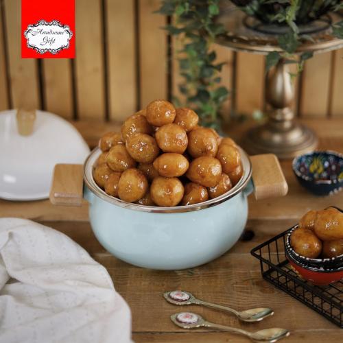 حافظة معدنية لون أخضر | Soup Pot Green
