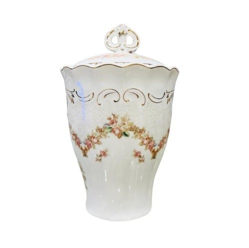 حافظة سيراميك مقاس صغير | Small Ceramic Jar with L...