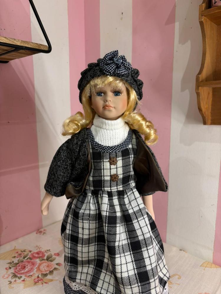 عروسة سيراميك فيكتورية مقاس 40 سم | Ceramic Doll