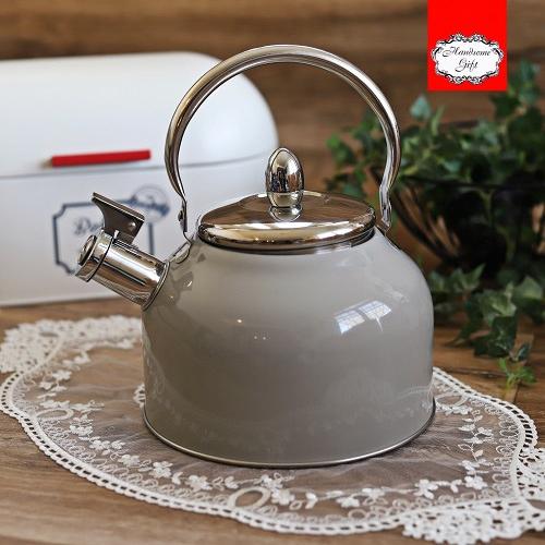 قوري غضار 3 لتر |Gray Teapot 3 ltr with Boil Whist...