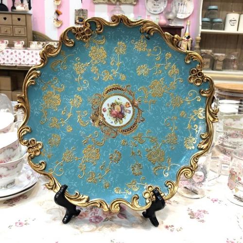 طبق تقديم فواكة طراز فكتوري | Fruit Plate Blue Siz...
