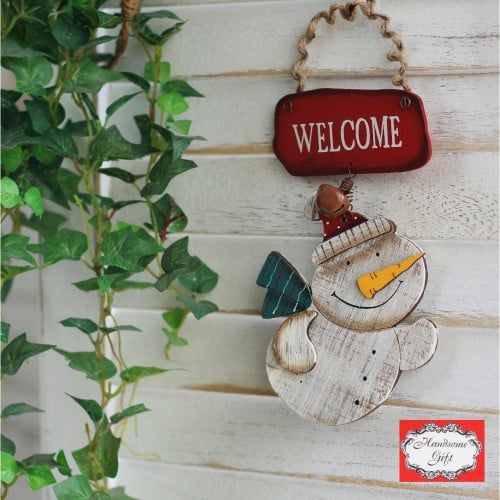 تعليقة ديكور شتوية 8*16 سم | Winter decor pendant...