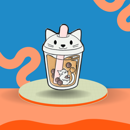 بروش - Booba bubble cat