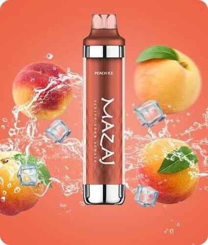 سحبة مزاج بلاك خوخ ايس 8000 نفخة MAZAJ Black PEACE ICE 8000 PUFF