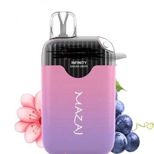 سحبة مزاج انفينيتي 4500 موشه عنب ورد MAZAJ SAKURA GRAPE 4500 PUFFS