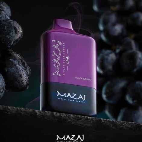 بود سحبة مزاج 8500 عنب اسود MAZAJ Link Pod Black Grape 8500 PUFF